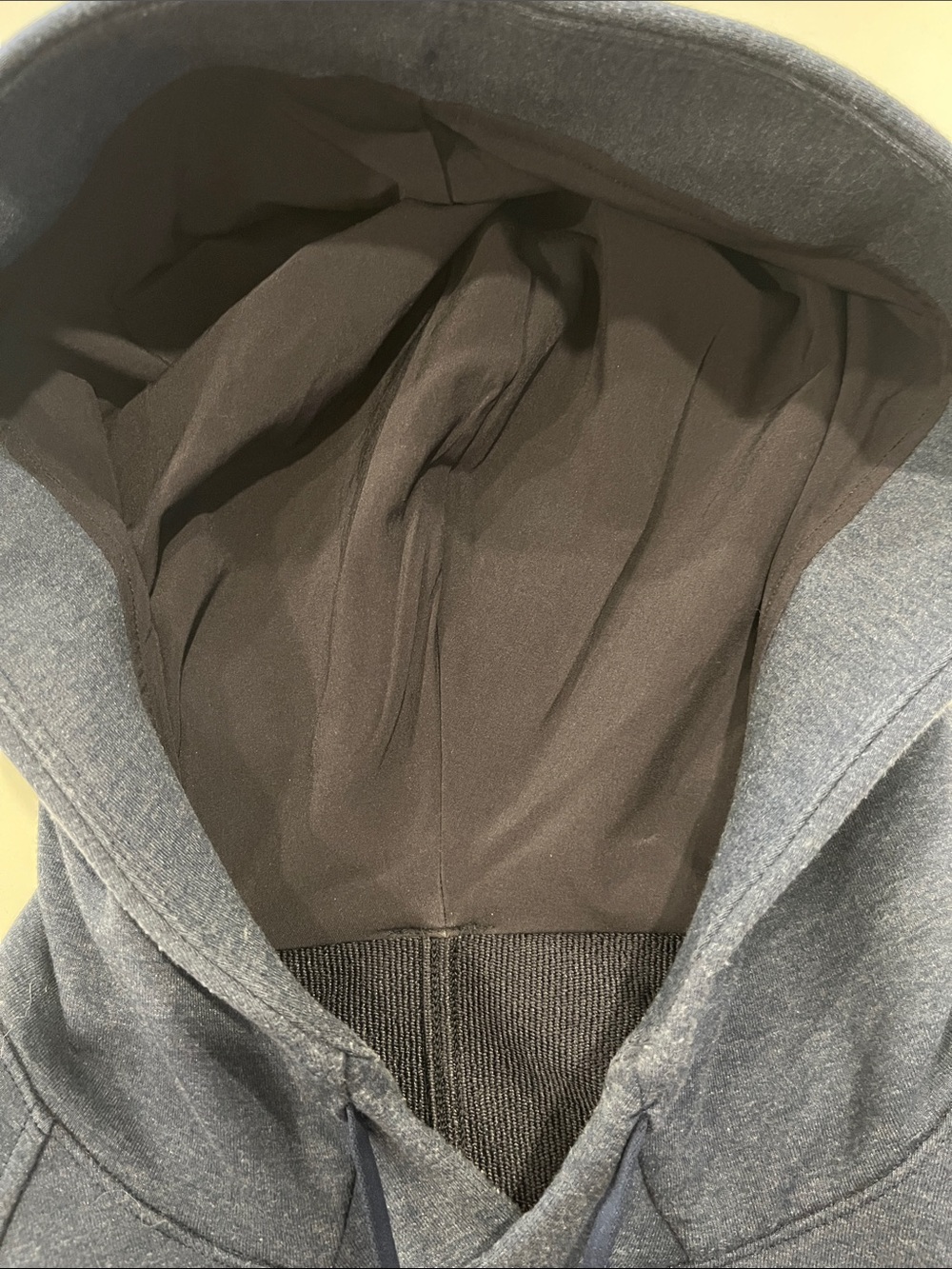 Men's Lululemon City Sweat Pullover Hoodie in Heathered Nautical Navy - Picture 13 of 15